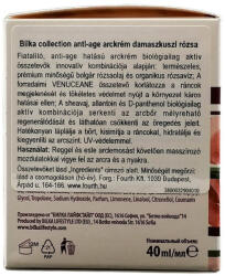 Bilka Collection arckrém - öregedésgátló , damaszkuszi rózsa 40ml