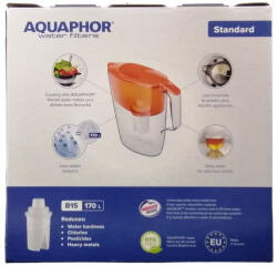 Aquaphor vízszűrő kancsó - Standard (világoskék, B100-15 szűrőbetéttel) 1db
