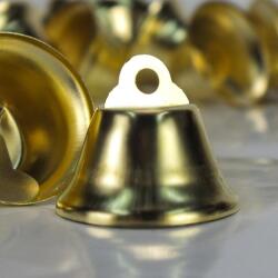  Fém csengő arany 1, 6cm 30db/cs