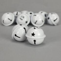  Fém kolomp fehér 2, 5x2cm 10db/cs - kosarbolt
