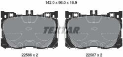 TEXTAR 2258601 Set placute frana, frana disc