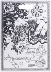 Muurla Дъска за рязане Muurla Муминки The Map 30 x 43 см (2716-3043-01)