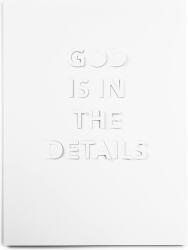 Cinqpoints Плакат God Is In The Details 30 x 40 см бял (AFFGIITD02W)