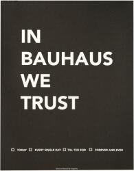 Cinqpoints Плакат In Bauhaus We Trust (AFFBAU01)