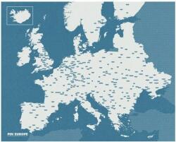 Palomar Стенна декорация Pin Wall Europa светлосиня (pw_europe_lb)