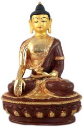 Akshobhya Buddha szobor - Tűzarany - 20cm