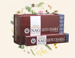 Golden Nag Vijayshree Golden Nag 7 Chakra - 7 Csakra füstölő