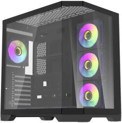 darkFlash FT418 PRO + 7 ARGB Black