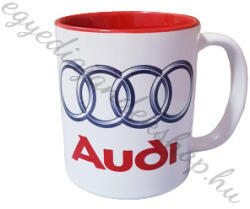 Piros audi bögre (633137)