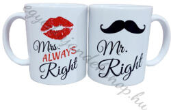 Mr és Mrs right páros bögre (951900)