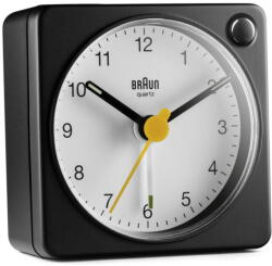 Braun Ceasuri decorative Braun BC 02 XBW quartz alarm black / white with light switch (67023) - vexio