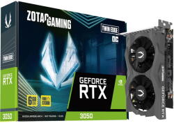 ZOTAC GeForce Twin Edge RTX 3050 6GB GDDR6 96bit (ZT-A30510H-10L) Videokártya