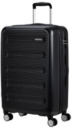 Samsonite ASTROBEAM négykerekű bővíthető közepes bőrönd-Fekete M