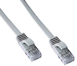 Datacom Patch cord UTP CAT6 0, 5m gri FLAT plat (1440)