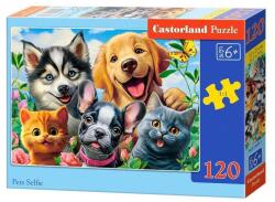 Castorland 120 db-os puzzle - Kiskedvenc szelfi (B-13609) (B-13609)