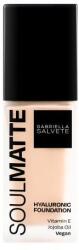 Gabriella Salvete Soulmatte Hyaluronic Foundation fond de ten hidratant și matifiant 30 ml nuanţă 02W Ivory Warm