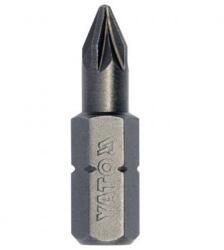 TOYA csavarhúzó bitfej, pozidriv, 1/4"x25 mm, PZ1, 10 db (YT-78134)