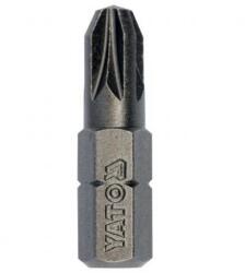 TOYA csavarhúzó bitfej, pozidriv, 1/4"x25 mm, PZ3, 10 db (YT-78136)