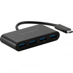 Kensington CH1200 USB-C 4 portos hub, USB hub (fekete) (K33616WW)