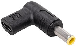 Akyga USB Type-C / 5, 5 x 3, 0 mm laptop adapter