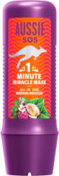 Aussie SOS 1 Minute Miracle Repair Megmentő Pakolás 250ml Károsodott Haj Mélytáplásására