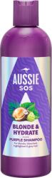 Aussie SOS Blonde & Hydrate Hamvasító Sampon 300ml Szőkített, Melírozott vagy Ősz Hajra - ecofamily