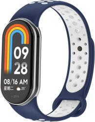 Eternico Sporty Xiaomi Smart Band 8 / 9 - Aqua Blue and White (APW-XMI8SP-ABW)