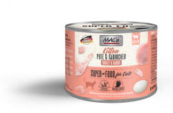 MAC's 6x200g MAC´s Cat Kitten Pulyka & nyúl nedves macskatáp
