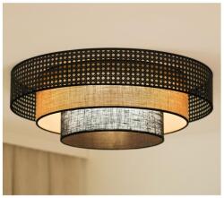 Brilagi Plafonieră LED Brilagi DAKOTA LUNETA LED/12W/230V d. 60 cm negru/bej (BG1127)