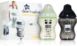 Tommee Tippee Natural Start Anti-Colic biberon pentru sugari Slow Flow 0m+ Frog 2x260 ml