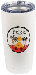 Poler 20 OZ Rozsdamentes Acél Tumbler pohár White (221ACM9103-WHT-0/S)