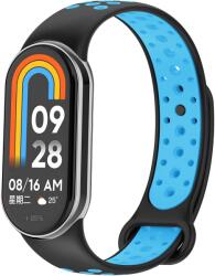 Eternico Sporty Xiaomi Smart Band 8 / 9 - Solid Black and Blue (APW-XMI8SP-SBB)