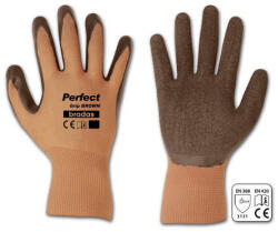 Bradas Perfect Grip Brown latex kesztyű 9 - L méret (RWPGBR9) (438202)