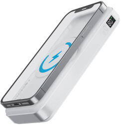 Forever Mobile Forever vezeték nélküli powerbank MATB-300 10000 mAh 3in1 fehér