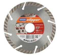 Norton Disc diamantat beton armat/caramida Norton STANDARD TURBO, 125x22.23mm (70184608579) Disc de taiere
