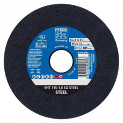 Pferd Disc taiere otel Pferd SG STEEL, 115x22.23x1.6mm (EHT115-1,6A46SSG) Disc de taiere