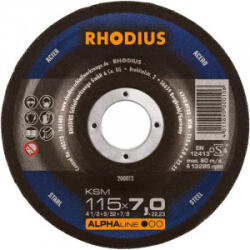Rhodius Disc polizare otel Rhodius KSM, 115x22.23x7mm (200013)