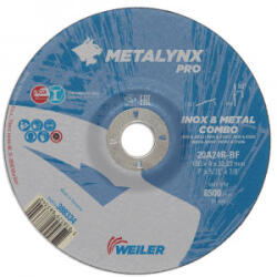 WEILER Disc polizare inox Weiler METALYNX PRO, 180x22.23x4mm (G1804022I)