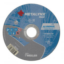 WEILER Disc taiere aluminiu Weiler METALYNX MAX, 125x22.23x1mm (AL1251022) Disc de taiere