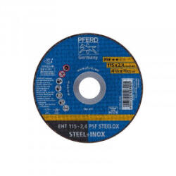 Pferd Disc taiere otel/inox Pferd PSF STEELOX, 115x22.23x2.4mm (EHT115-2,4A46PPSF-INOX) Disc de taiere