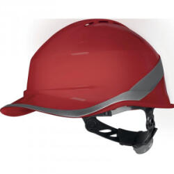 DELTA PLUS - Casca de protectie tip Baseball, rosu, fluorescent [DIAM5ROFL] (DIAM5ROFL)