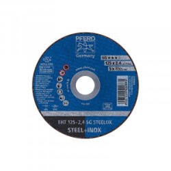 Pferd Disc taiere otel/inox Pferd SG STEELOX, 125x22.23x2.4mm (61331432) Disc de taiere