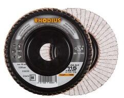 Rhodius Disc lamelar slefuire aluminiu Rhodius LGA ALU, 115x22.23mm, G60 (210474)