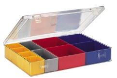 LA-KA-PE - Organizator cu capac 307x225x50mm cu 10 compartimente (4.01)