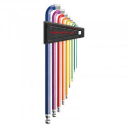 PB Swiss Tools Set chei hexagonale in L PB Swiss Tools PB222 RB, 1.5-10mm, 9 piese (PB2222.LH-10RB) - constructii-mag Cheie imbus