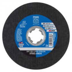 Pferd Disc taiere inox/otel Pferd SG STEELOX, X-Lock, 125x22.23x1mm (61341113) Disc de taiere