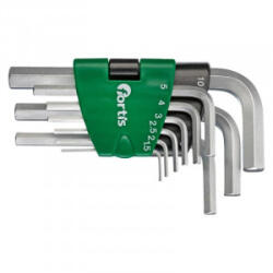 Fortis Set chei hexagonale in L Fortis, 1.5-10mm, 9 piese (4317784705462) - constructii-mag Cheie imbus