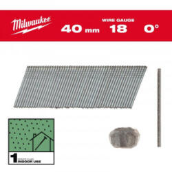 Milwaukee - Cuie T, lungime 40 mm, 18 G, pentru pistolul M18 FN18GS, 5000 bucati (4932492554)