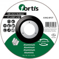 Fortis Disc polizare aluminiu Fortis A36Q-BF27, 125x22.23x6mm (4317784704939) - constructii-mag