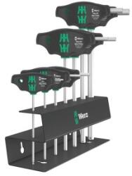 Wera Set surubelnite hexagonale Wera 454/7, maner in T, functie sustinere, HEX2.5-HEX10, 7 bucati (05023453001) Surubelnita